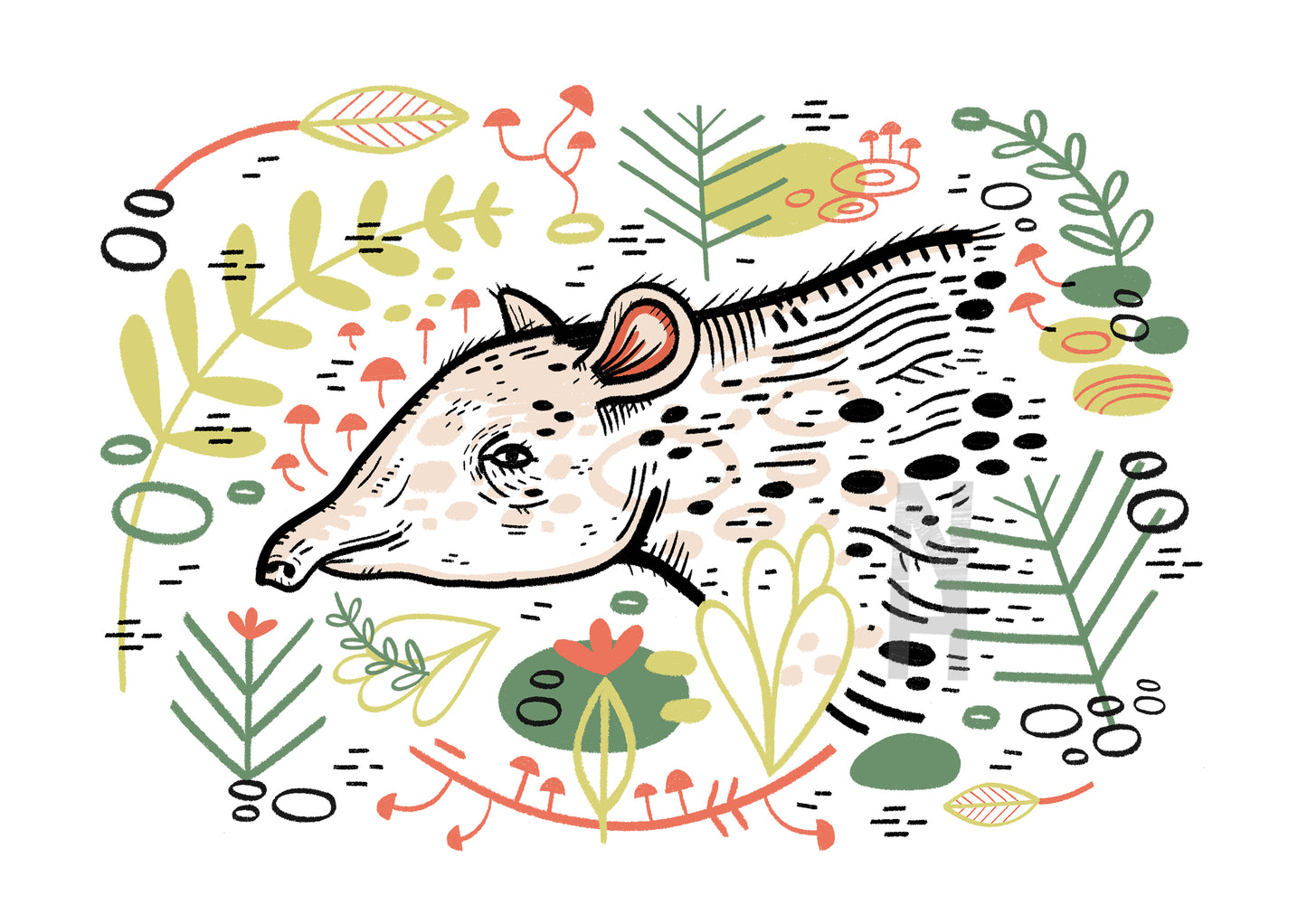 Tapir print